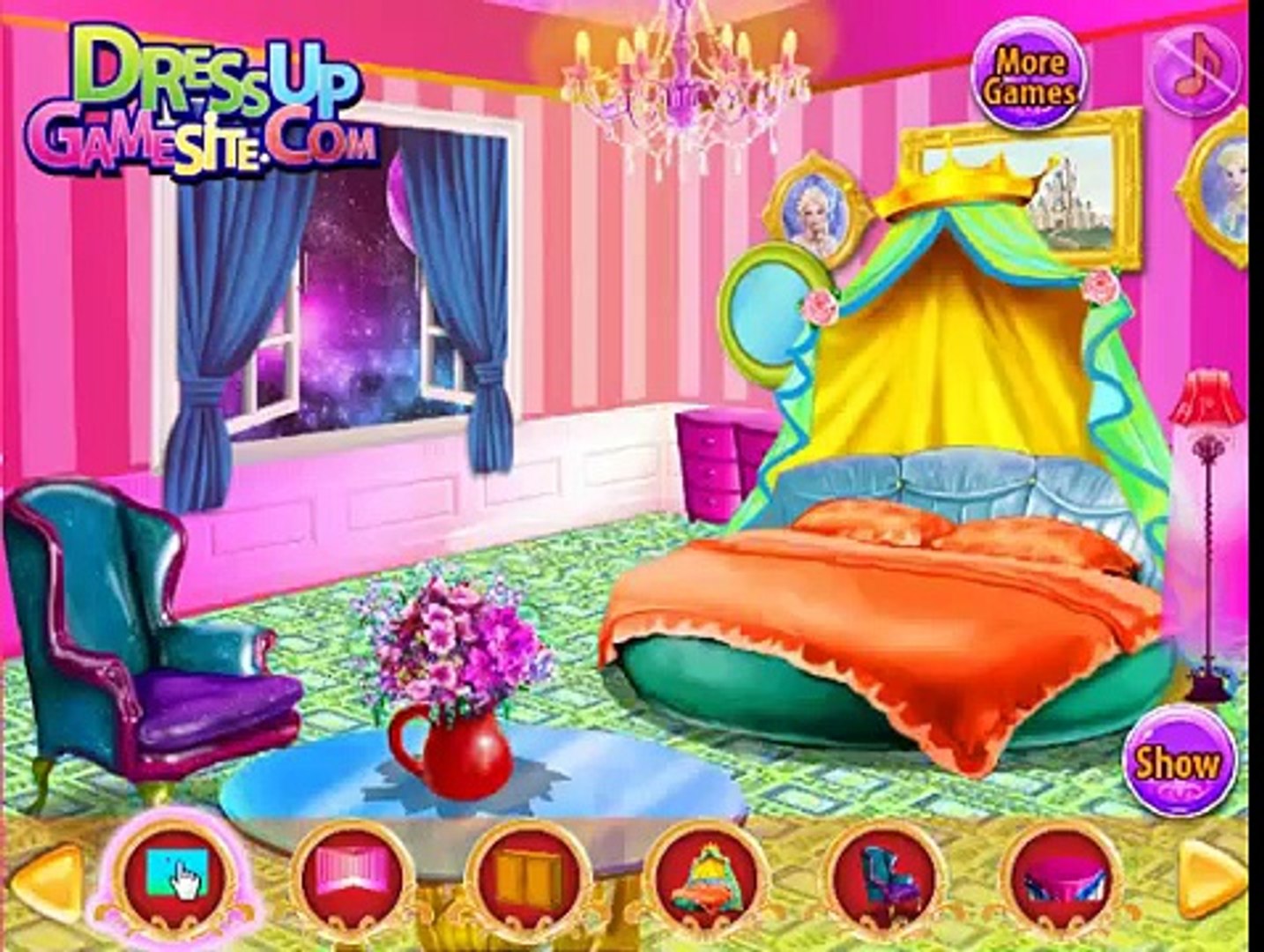 Realistic Princess Room Cartoon Video Game For Girls Video Dailymotion