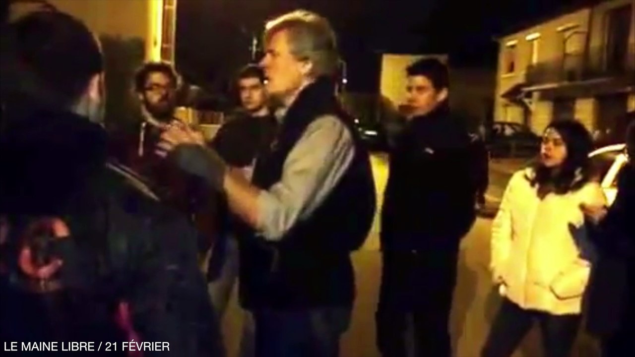 La visite surprise d'agriculteurs devant le domicile de Stéphane Le Foll au Mans