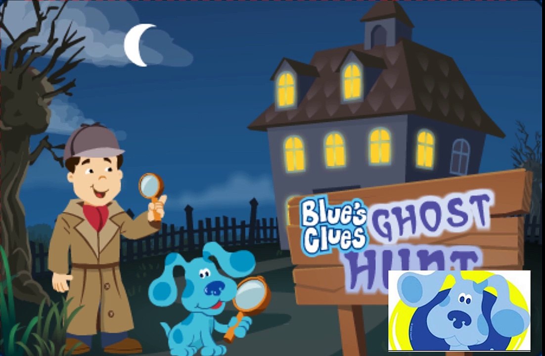 Find Blues Ghost Friends Hidden in the House! Blues Clues Cartoon Video Gameplay