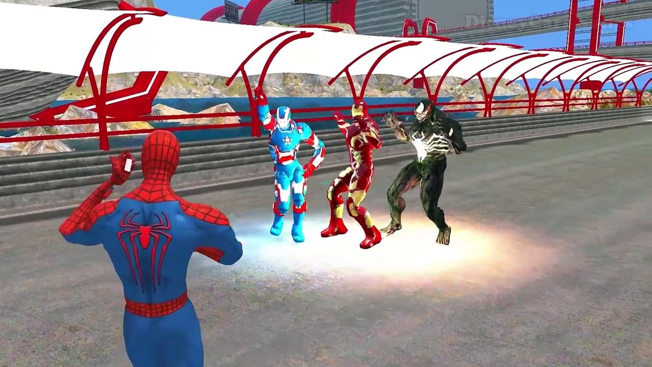 Superheroes Songs Avengers Spiderman & Venom Ironman, Disney Lightning Cars Kids Song