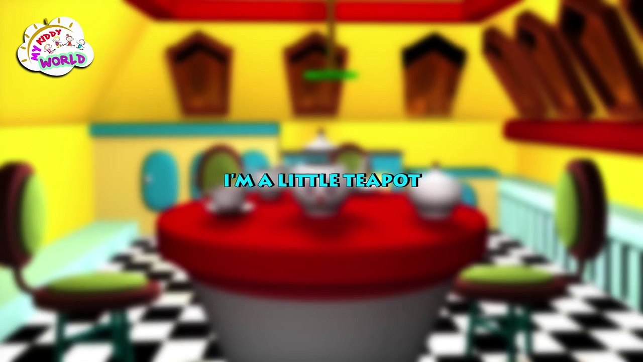 Im a Little Teapot 3D Animation English Nursery Rhymes For children with Lyrics Dailymotion
