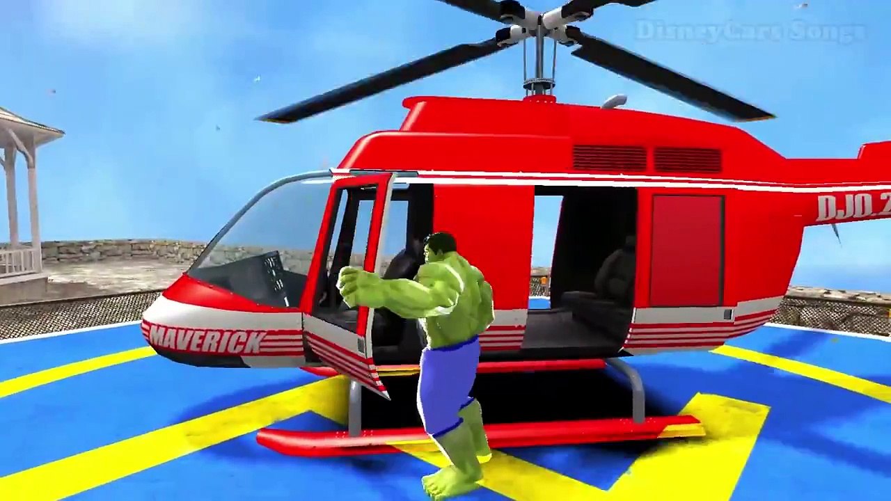 Alphabet Song ABC with Super Hero Hulk & Disney Lightning McQueen Cars Nursery Rhymes for Children