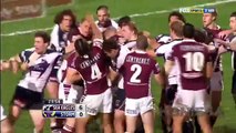 Manly Sea Eagles vs Melbourne Storm Fight 2011 Blair vs Stewart