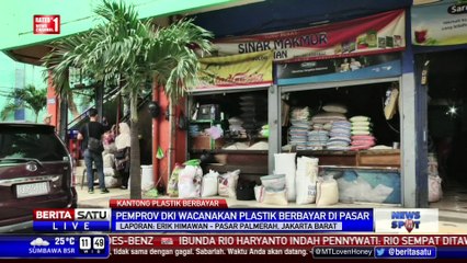 Kebijakan Plastik Berbayar Bakal Diberlakukan di Pasar Tradisional