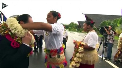 Première visite pour François Hollande à Wallis et à Futuna