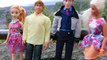 Frozen Anna Barbie Hans Kristoff Visit Hawaii Volcanoes National Park DisneyCarToys Disney Dolls