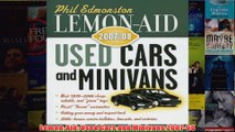 Download PDF  LemonAid Used Cars and Minivans 200708 FULL FREE