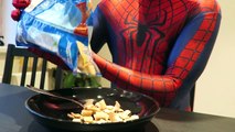 Spiderman Vs Joker - Pranks Meal of Spiderman in Real Life - Superheroes movie