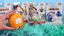 NEW Hatch N Heroes Disney Pixar Eggs & Bubble Guppies Surprise with Kinder Eggs by DisneyCarToys