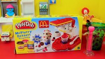 Orbeez Crush McDonalds McFlurry Desserts! Sweet Treats Make Your Play Doh McDonalds Ice Cream