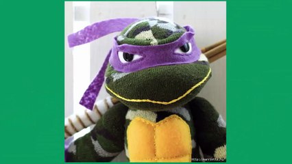 Поделки для детей! Любимый Черепашка ниндзя своими руками! NINJA HANDMADE