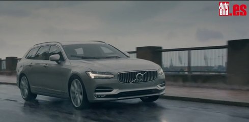 Nuevo Volvo V90 2017, por primera vez ¡en movimiento!