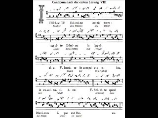 Tractus 'Iubilate Domino', Ad Vigiliam paschalem (Vigile pascale) post I Lectionem