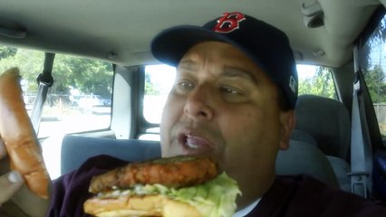 Carls Jr.® Big Chicken Fillet Sandwich REVIEW!
