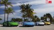 Varios Lamborghini Huracán LP610-4 Spyder conquistan Miami
