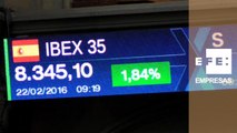 El Ibex 35 inicia la semana en positivo y supera los 8.300 puntos
