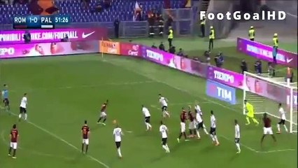 Seydou Keita Goal - AS Roma vs Palermo 2-0 - 21_2_2016 [Serie A]