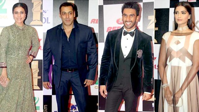 Salman Khan, Kajol, Sonam Kapoor, Ranveer Singh At Zee Cine Awards 2016 Red Carpet