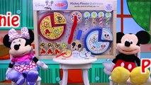MICKEY MOUSE CLUBHOUSE Melissa & Doug Wooden Pizza & Birthday Cake + Minnie Mouse Surprise Presents