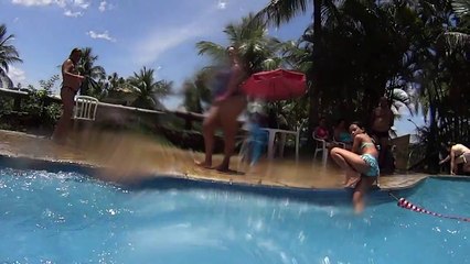 Blue Snake Water Slide at Aldeia das Águas Park Resort