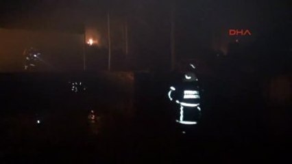 Antalya Soğuk Hava Deposu Alev Alev Yandı