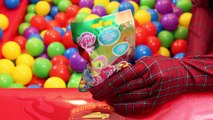 Surprise Toys BALL PIT CHALLENGE BACKWARDS Surprise Eggs, Frozen Toys, Blind Bags, SHOPKINS