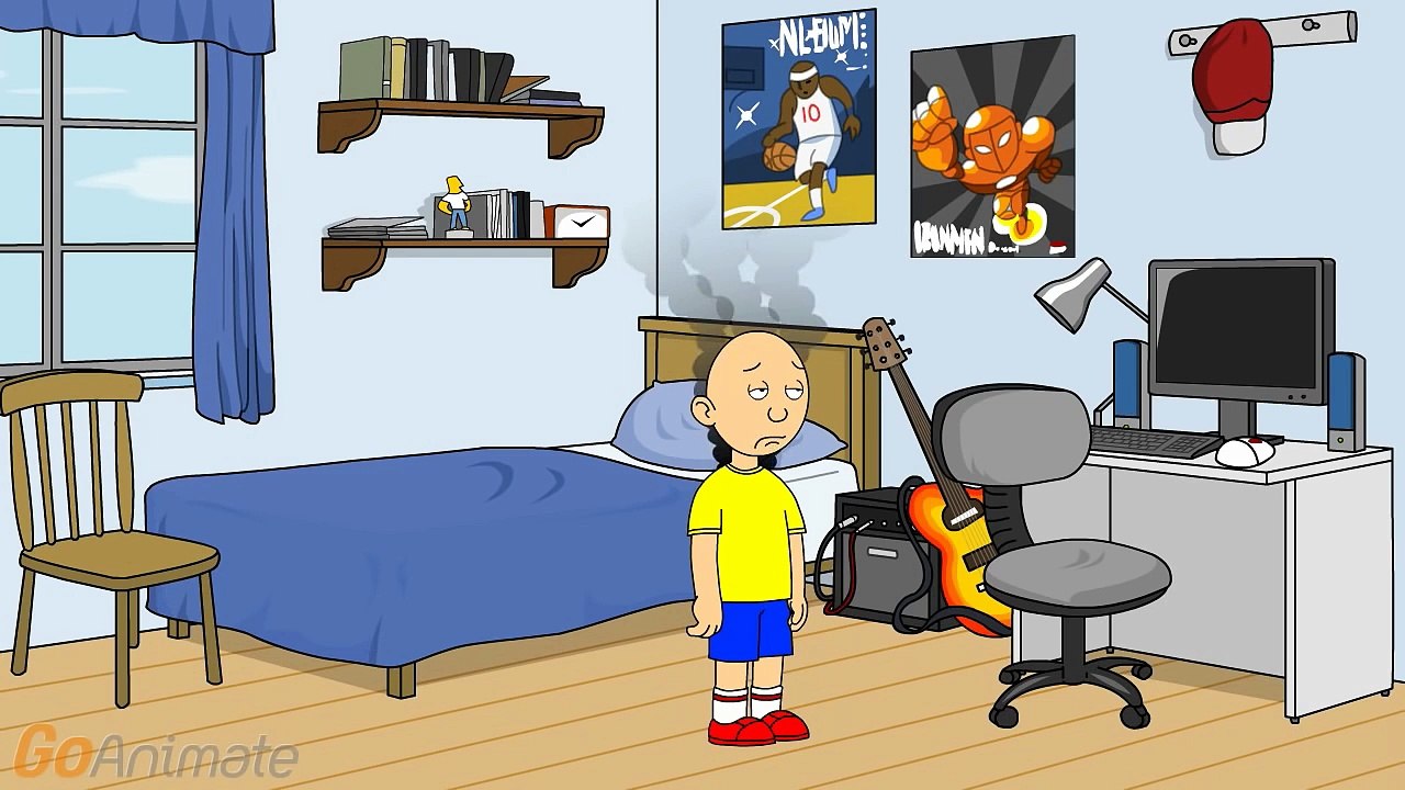 Caillou takes a shower/grounded