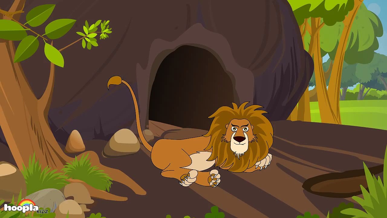 The Lion and The Elephant - Aesops fables