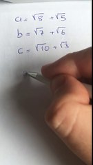 Kareköklü Sayılar Kısa Yoldan Sıralama-#YILMAZHOCAYLA#