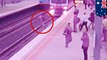 Foolish Australian man narrowly avoids being creamed by oncoming train