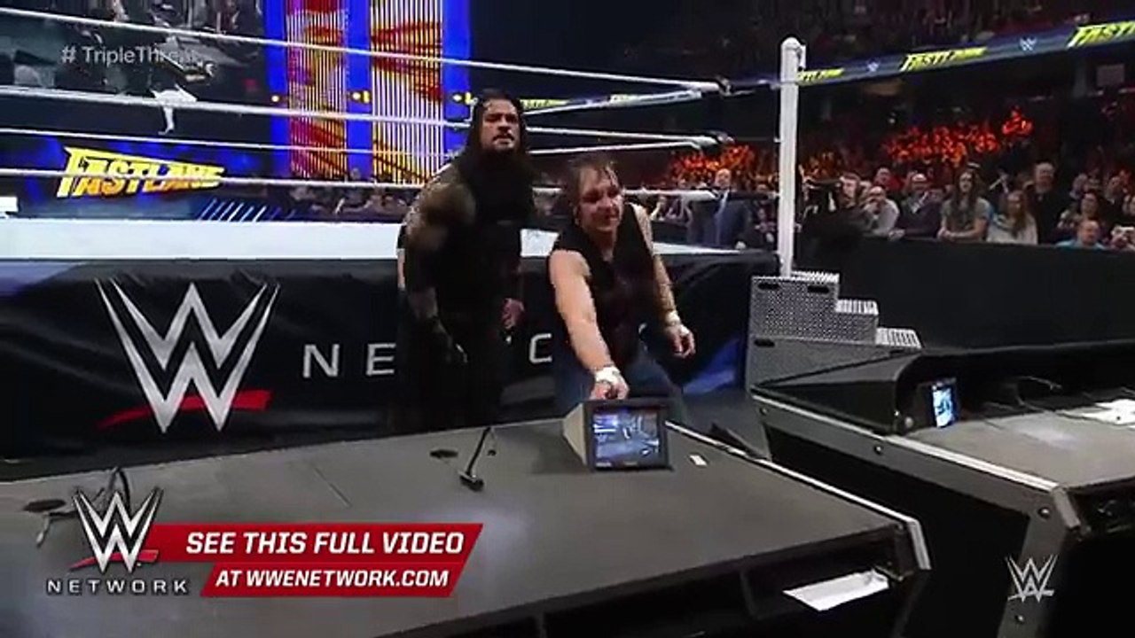 Reigns vs. Ambrose vs. Lesnar - Winner faces Triple H at WrestleMania  WWE Fastlane 2016