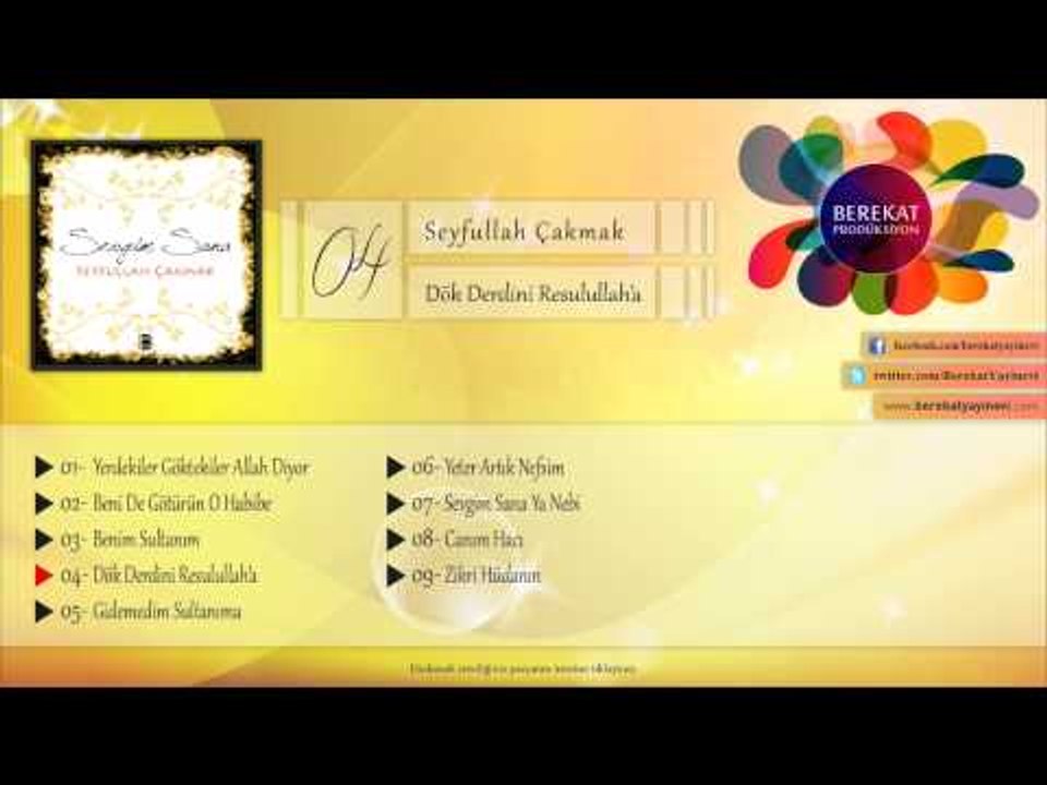 Dök Derdini Resulullah'a - Seyfullah Çakmak