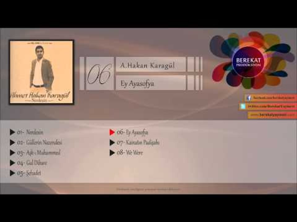 Ey Ayasofya - Ahmet Hakan Karagül