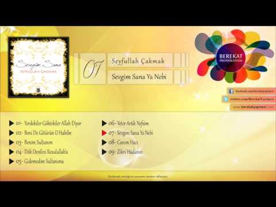 Sevgim Sana Ya Nebi - Seyfullah Çakmak
