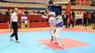 Combate entre Eva y Marta Calvo en el Campeonato de España de Taekwondo 2016