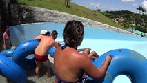 Blue Yuppie Water Slide at Aldeia das Águas Park Resort