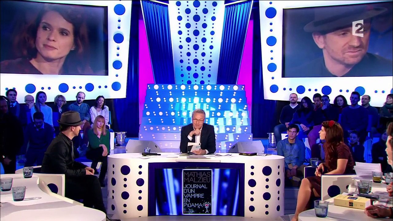 Dionysos (Mathias Malzieu et Babet) - On nest pas couché 20 février 2016 #ONPC