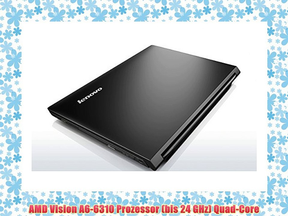Lenovo B50-45 396 cm (156 Zoll) Notebook (AMD A6-6310 2GHz 8GB RAM 2000 GB HDD DVD Win 8.1)