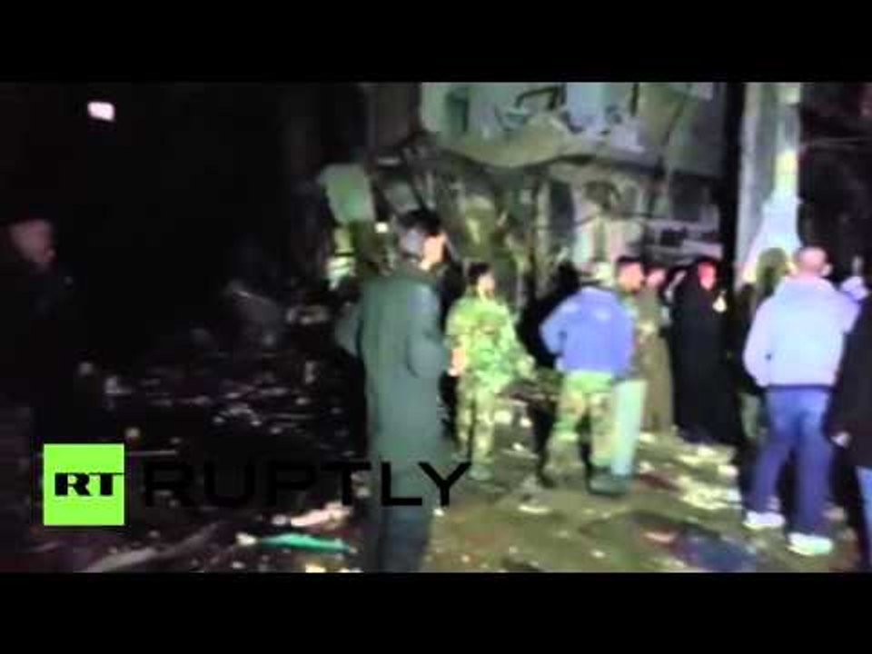 RAW: Dozens dead as multiple blasts rock Damascus, ISIS claims responsibility