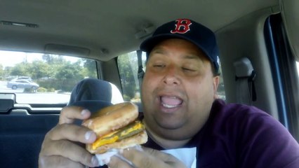 Joeys Food Mashups:Krispy Kreme Double Cheeseburger! #2