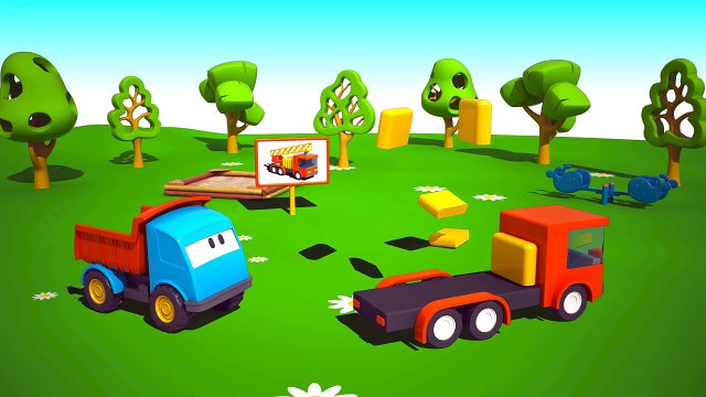 El Camión de Bomberos - Leo la Troca Curiosa - Carros para niños