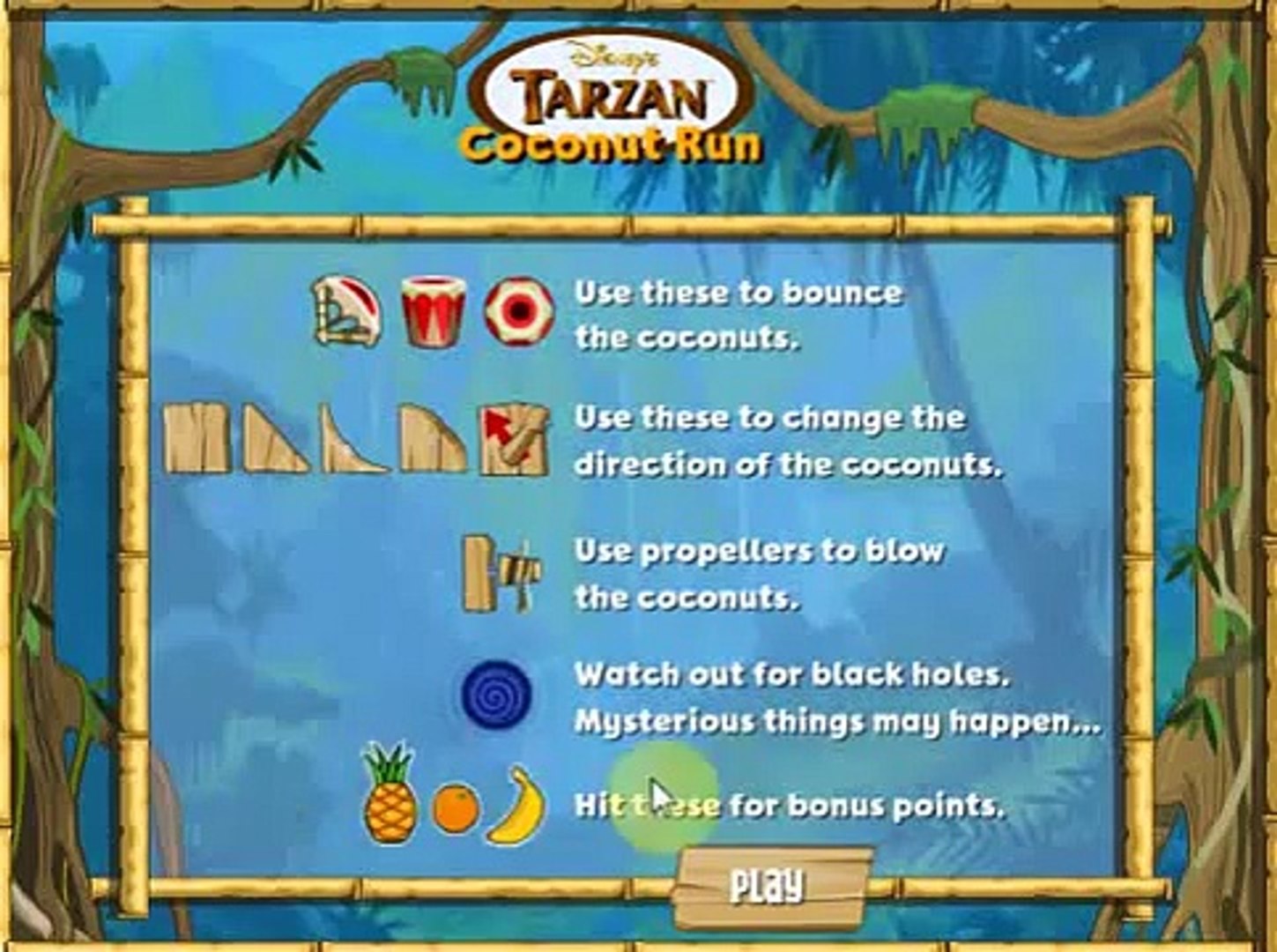 ⁣лучшие флэш игры для детей TARZAN COCONUT RUN Flash Game the best games for children