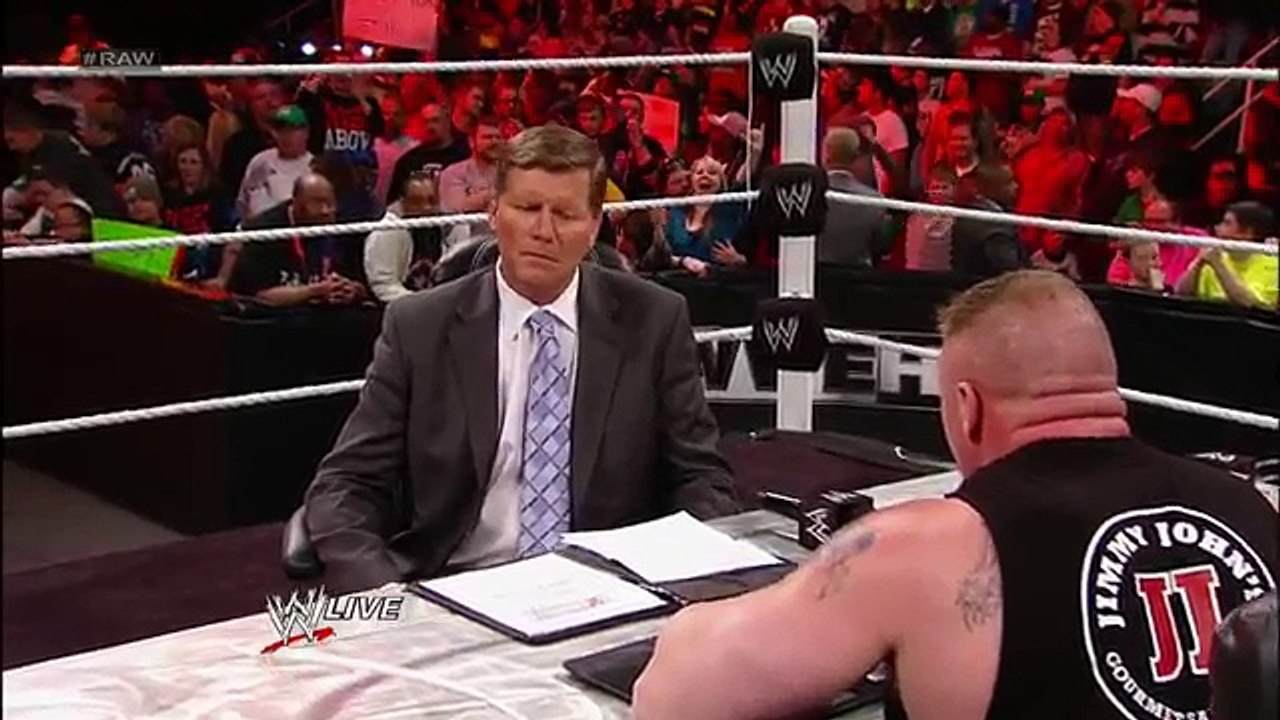 John Cena and Brock Lesnar Wristling