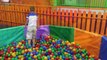Entertainments for children: trampolines, inflatable childrens hills, shooter games vidéo