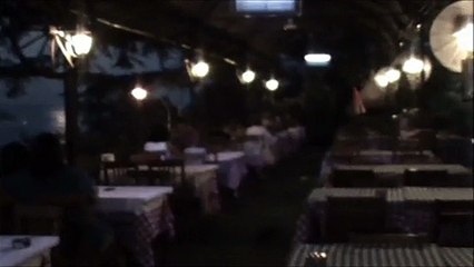 Lunapark Cafe & Restaurant'da mehtap eşliğinde akşam yemeği...