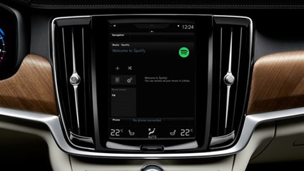 Volvo integra la app de Spotify