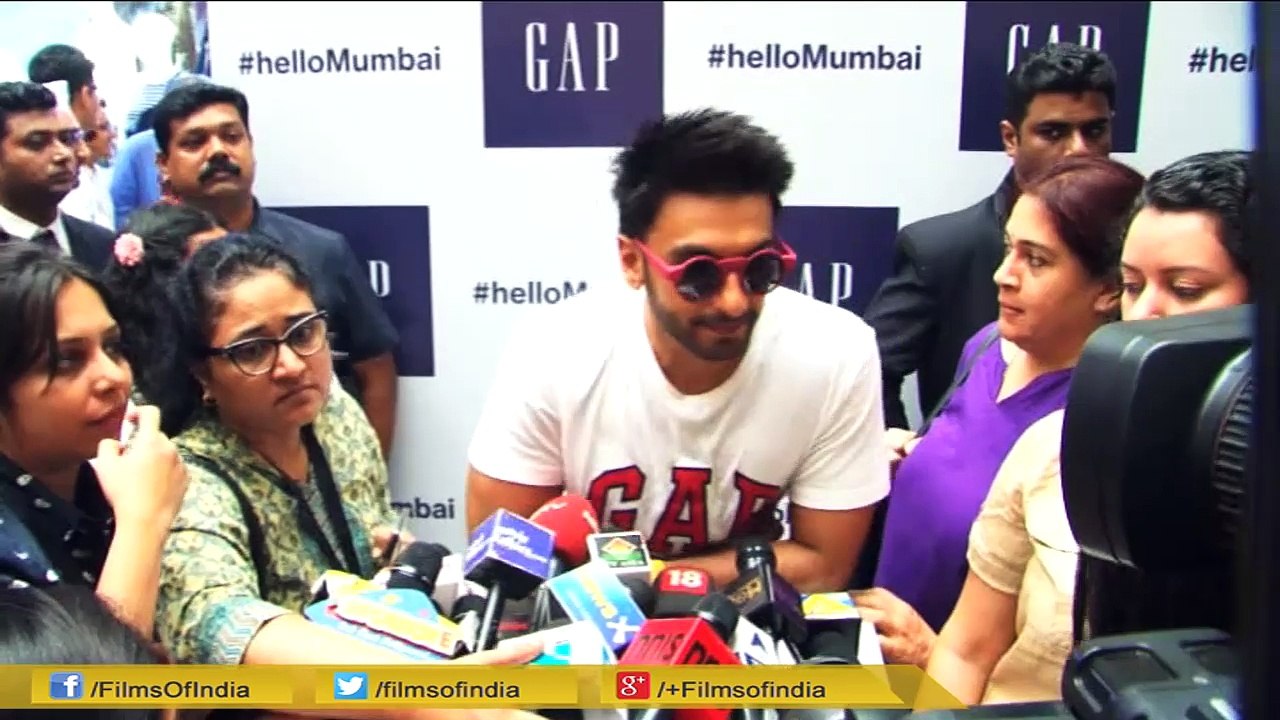Ranveer Singhs Crazy Antics At The Gap Store Launch