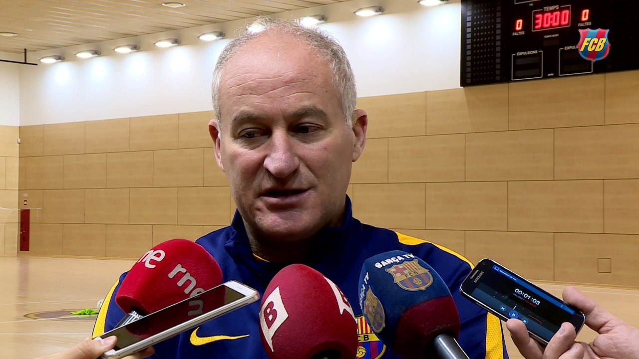 Marc Carmona i Jesús Aicardo, prèvia Palma Futsal - FCB Lassa