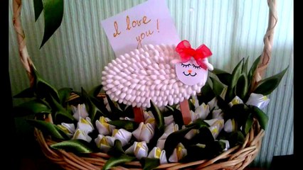 Валентинка барашек