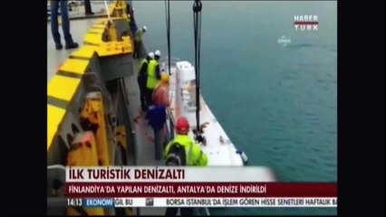 Türkiyenin İlk ve Tek Turistik Denizaltısı - Habertürk